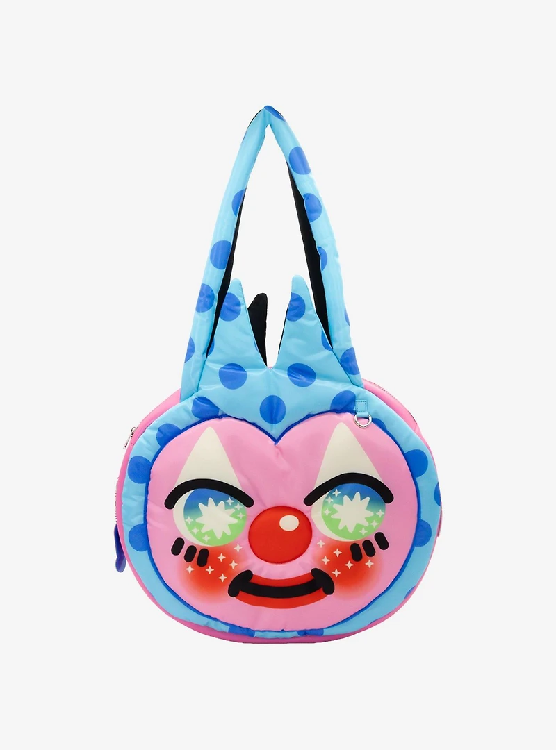 Whatever! Makes You Happy x So Lazo Happy & Sad Clown Oversized Tote Bag