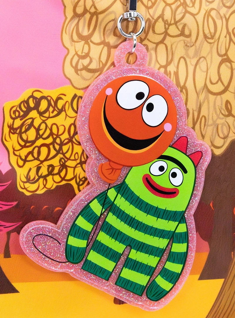 Whatever! Makes You Happy x Yo Gabba Gabba! Lands Double Sided Puffy Tote Bag