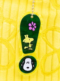 Whatever! Makes You Happy x Peanuts Sherbet Spring Snoopy Head Oversized Corduroy Tote Bag