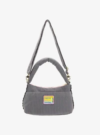 Whatever! Makes You Happy x Peanuts Sherbet Spring Pins & Patches Corduroy Shoulder Crossbody Bag