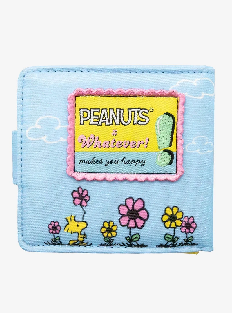 Whatever! Makes You Happy x Peanuts Floral Snoopy Wallet