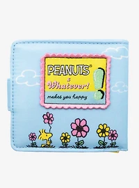 Whatever! Makes You Happy x Peanuts Floral Snoopy Wallet