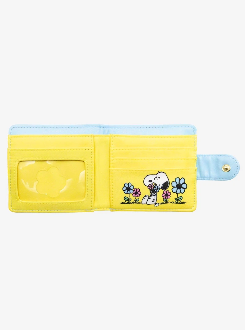 Whatever! Makes You Happy x Peanuts Floral Snoopy Wallet