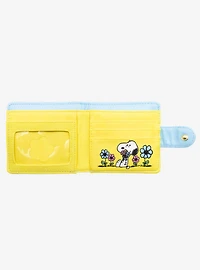 Whatever! Makes You Happy x Peanuts Floral Snoopy Wallet