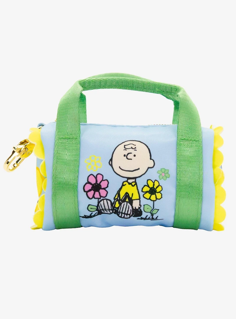 Whatever! Makes You Happy x Peanuts Blind Box Mini Floral Duffle Bag Charm