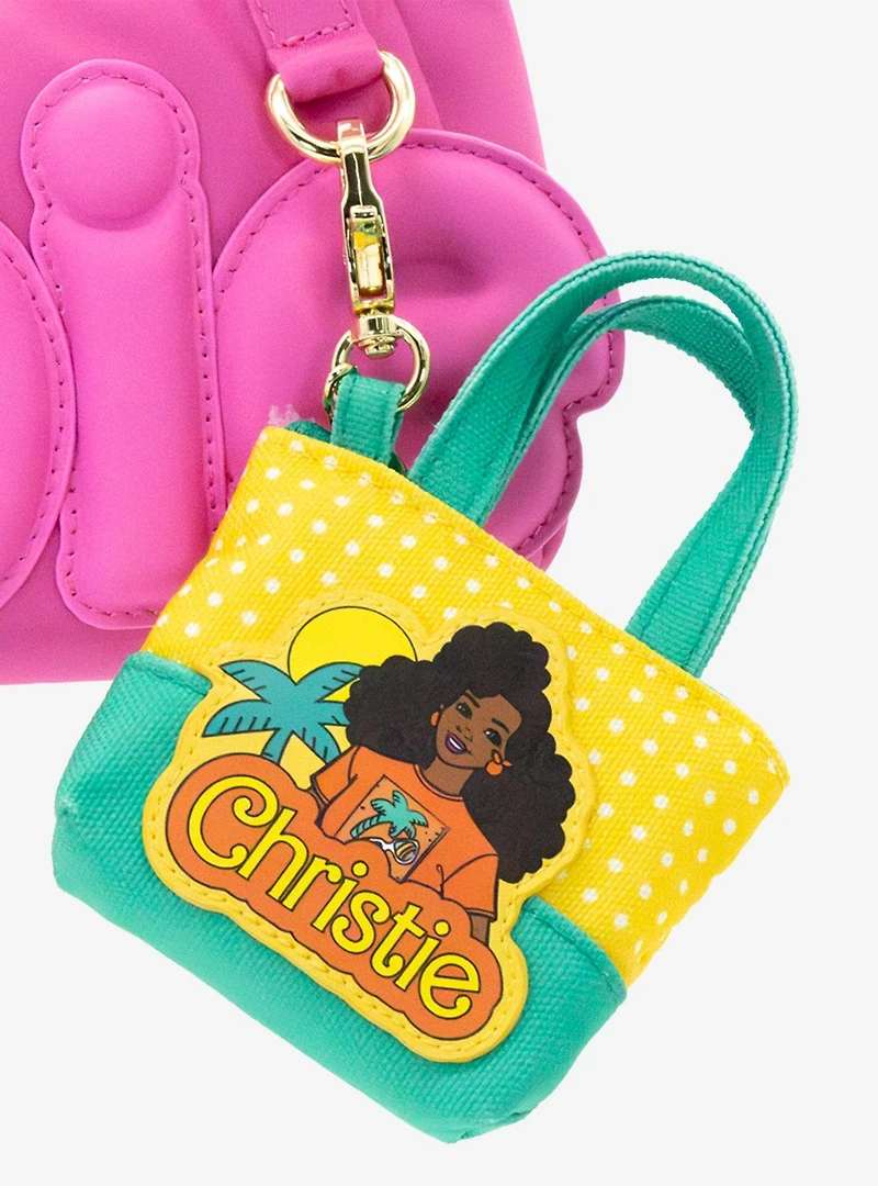 Whatever! Makes You Happy x Barbie California Dreamin' 80's Blind Box Mini Tote Bag Charm