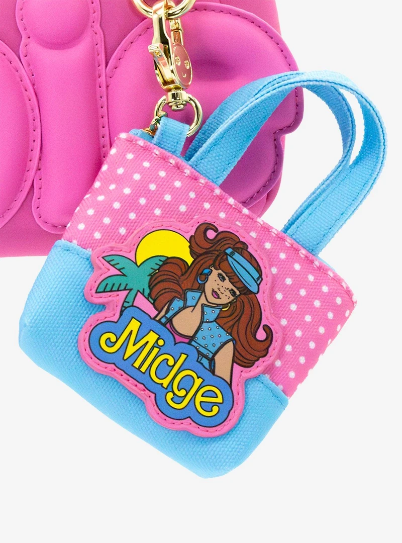 Whatever! Makes You Happy x Barbie California Dreamin' 80's Blind Box Mini Tote Bag Charm