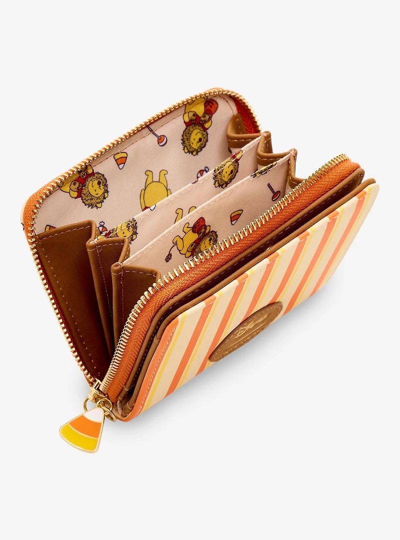 Disney Winnie the Pooh Lion Pooh Bear Pumpkin Zip Wallet - BoxLunch Exclusive