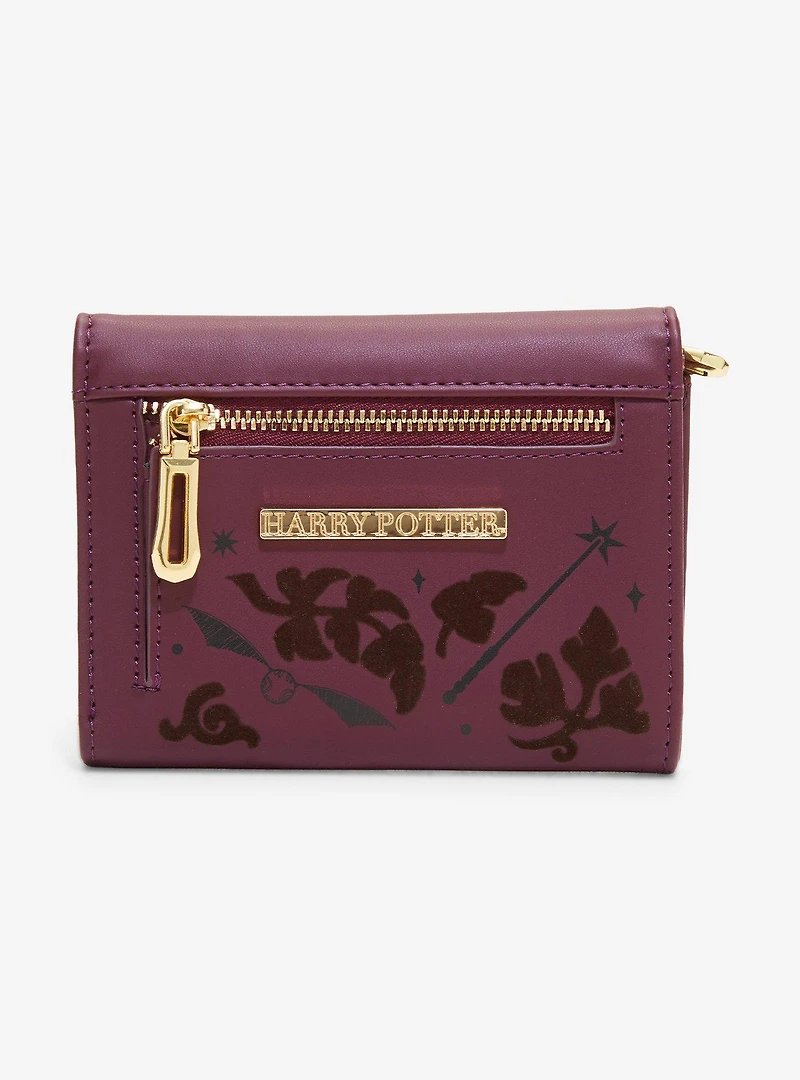 Harry Potter Flocked Icons Beaded Wallet - BoxLunch Exclusive