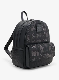Disney The Nightmare Before Christmas Debossed Tonal Icons Mini Backpack - BoxLunch Exclusive