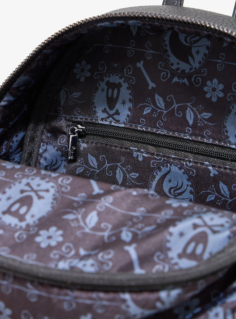 Disney The Nightmare Before Christmas Debossed Tonal Icons Mini Backpack - BoxLunch Exclusive