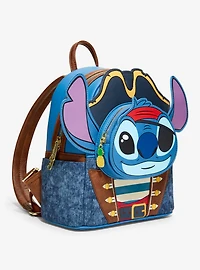 Loungefly Disney Lilo & Stitch Pirate Stitch Figural Mini Backpack - BoxLunch Exclusive