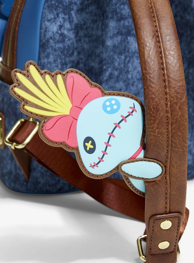 Loungefly Disney Lilo & Stitch Pirate Stitch Figural Mini Backpack - BoxLunch Exclusive