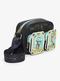 Loungefly Disney The Nightmare Before Christmas Jack & Sally Star-Crossed Lovers Tarot Cards Crossbody Bag - BoxLunch Exclusive