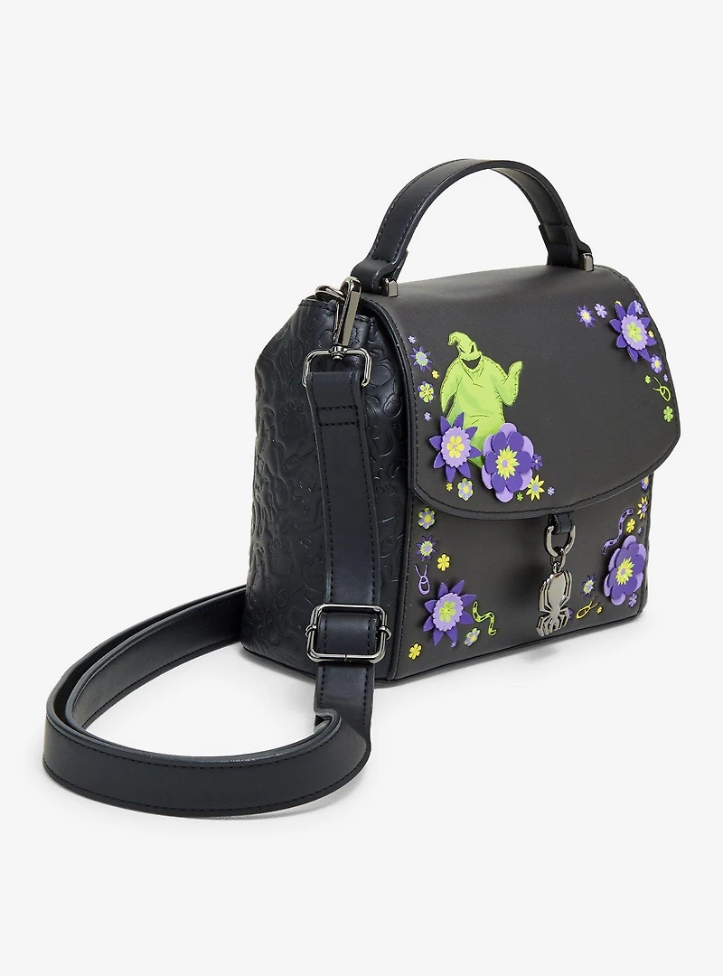 Disney The Nightmare Before Christmas Oogie Boogie Floral Crossbody Bag - BoxLunch Exclusive