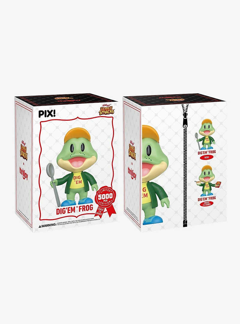 Thrilljoy Pix! Honey Smacks Dig 'Em Frog Limited Edition Vinyl Figure