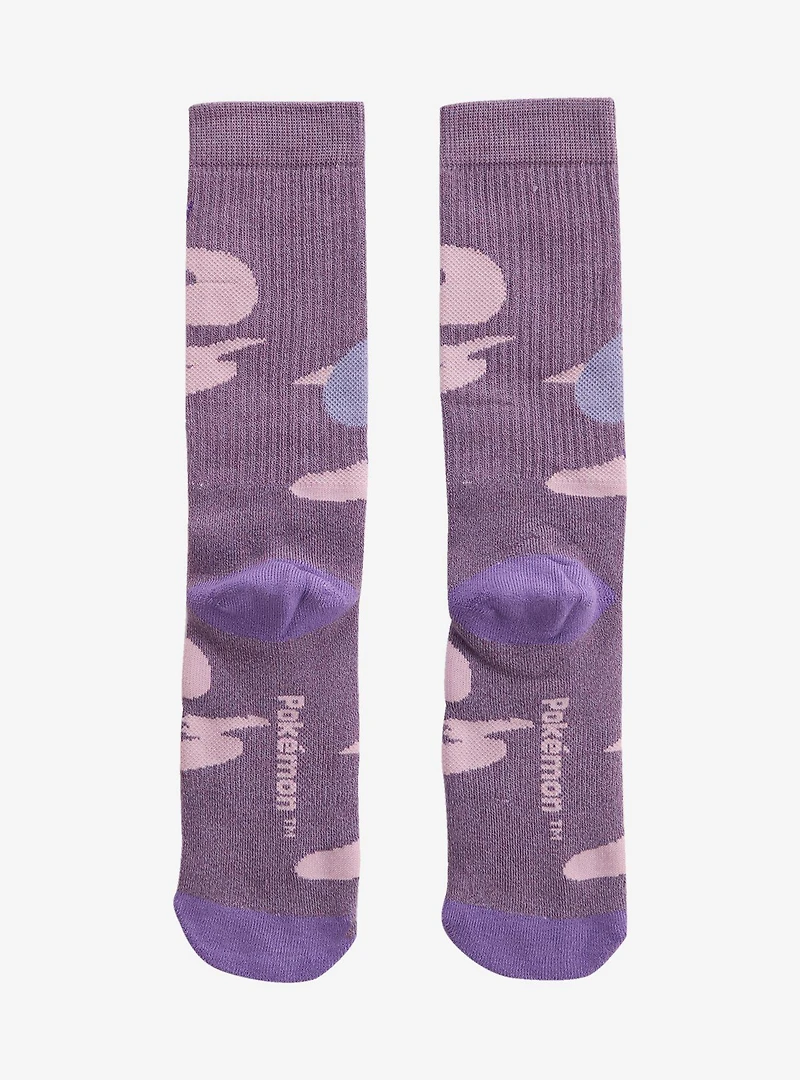 Pokémon Gengar Allover Print Crew Socks — BoxLunch Exclusive