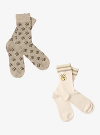 Disney Winnie the Pooh Embroidered Pooh Bear & Bees Crew Sock Set - BoxLunch Exclusive