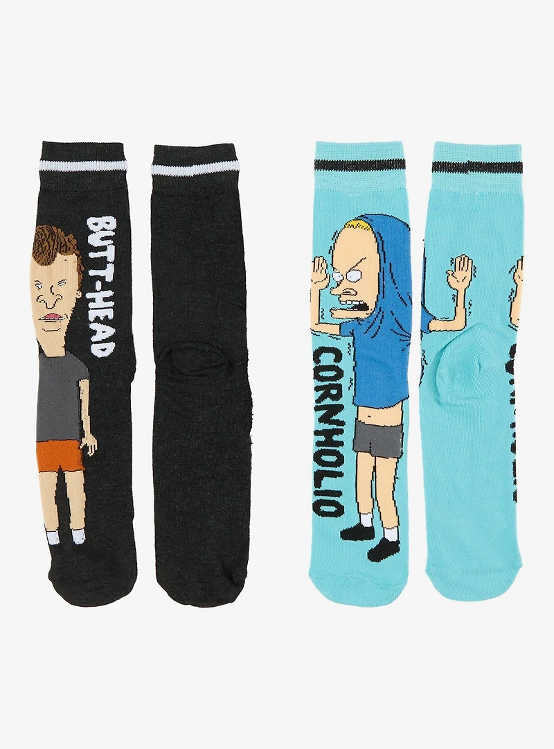 Beavis and Butt-Head Character Crew Sock Set