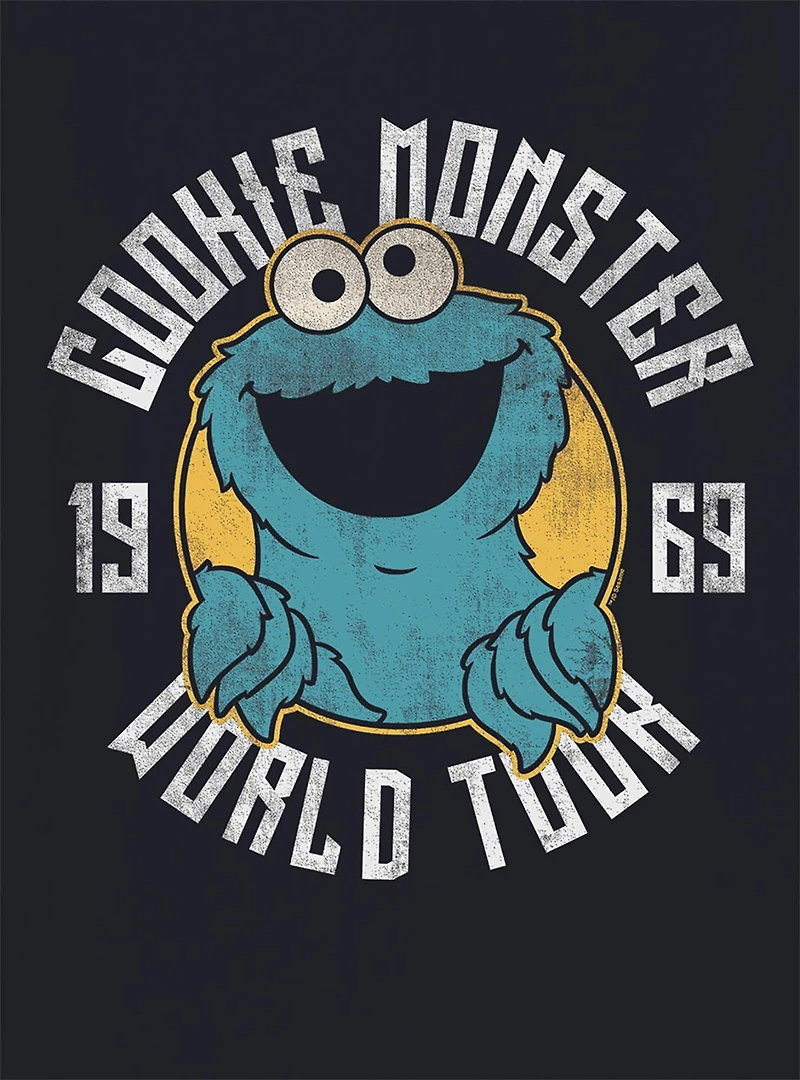 Sesame Street Cookie Monster World Tour T-Shirt