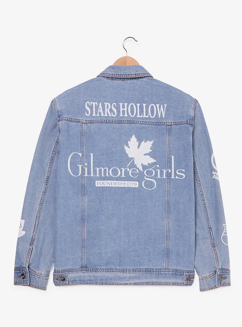 Gilmore Girls Locations Allover Print Women's Denim Jacket - BoxLunch Exclusive