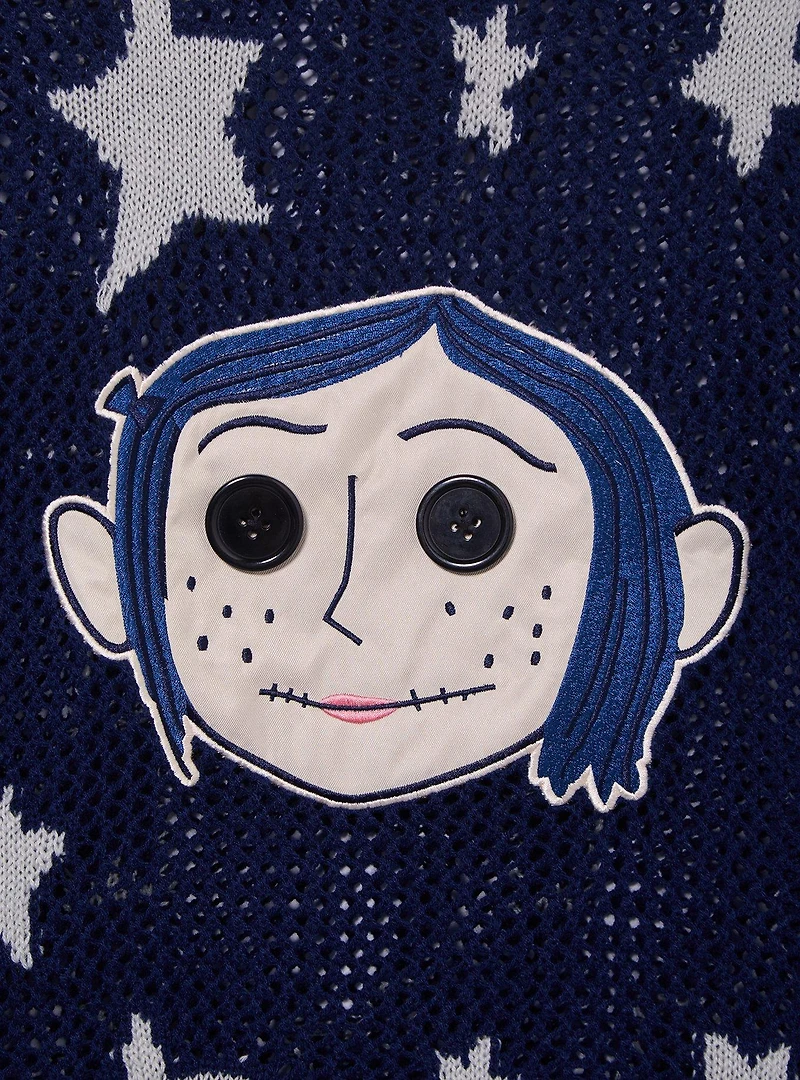 Coraline Doll Starry Women's Knit Sweater — BoxLunch Exclusive