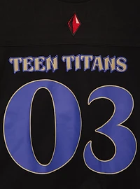 DC Comics Teen Titans Raven Women's Cropped Football Jersey - BoxLunch Exclusive