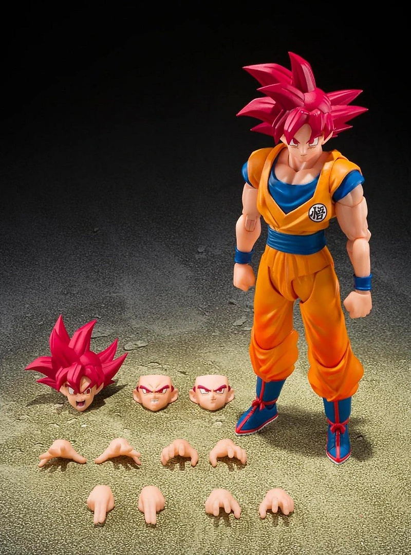 Dragon Ball Super S.H.Figuarts Super Saiyan God Goku (God Aura) Action Figure