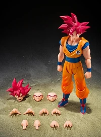 Dragon Ball Super S.H.Figuarts Super Saiyan God Goku (God Aura) Action Figure