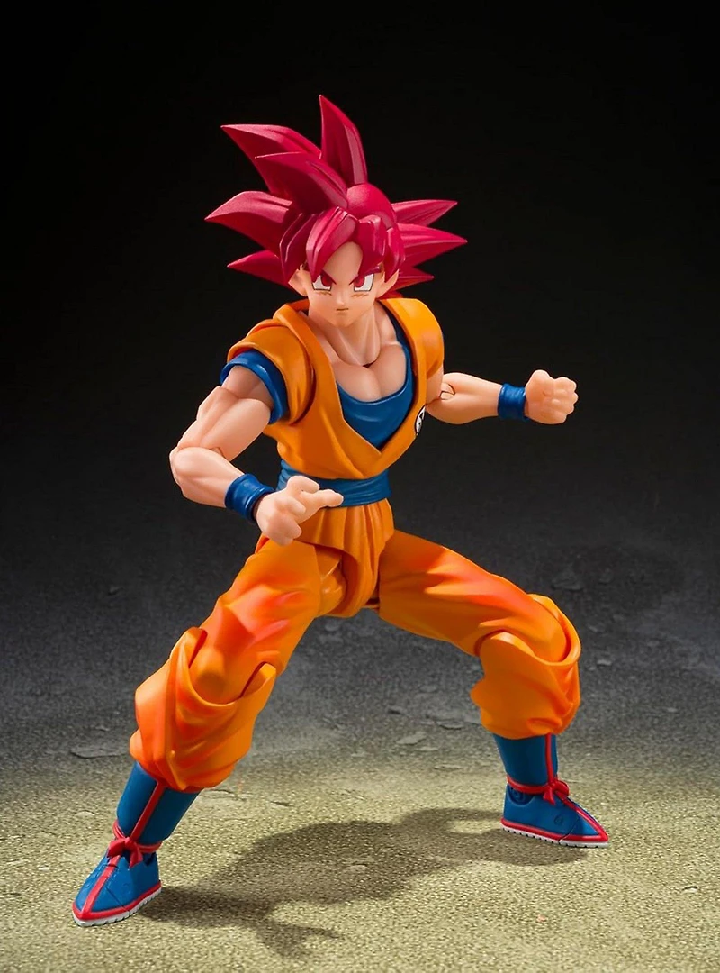 Dragon Ball Super S.H.Figuarts Super Saiyan God Goku (God Aura) Action Figure