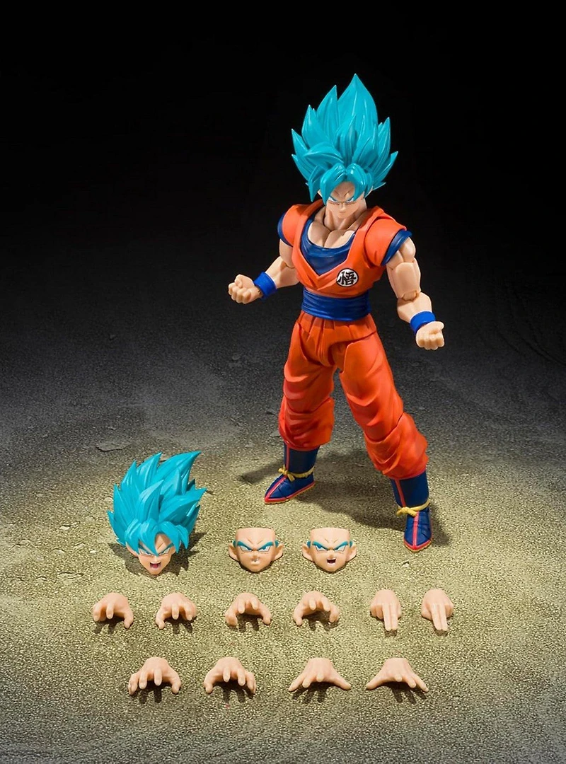 Bandai Namco Dragon Ball Super S.H.Figuarts Super Saiyan God Super Saiyan Goku (Blue Power Transcending Limits) Figure