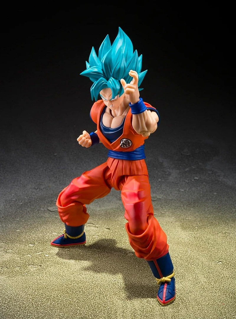 Bandai Namco Dragon Ball Super S.H.Figuarts Super Saiyan God Super Saiyan Goku (Blue Power Transcending Limits) Figure
