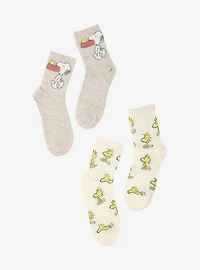 Peanuts Snoopy & Woodstock Crew Sock Set