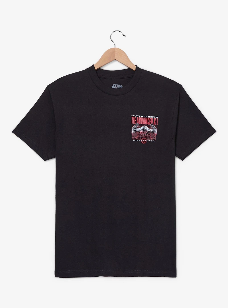 Star Wars TIE Advanced X1 Graphic T-Shirt — BoxLunch Exclusive