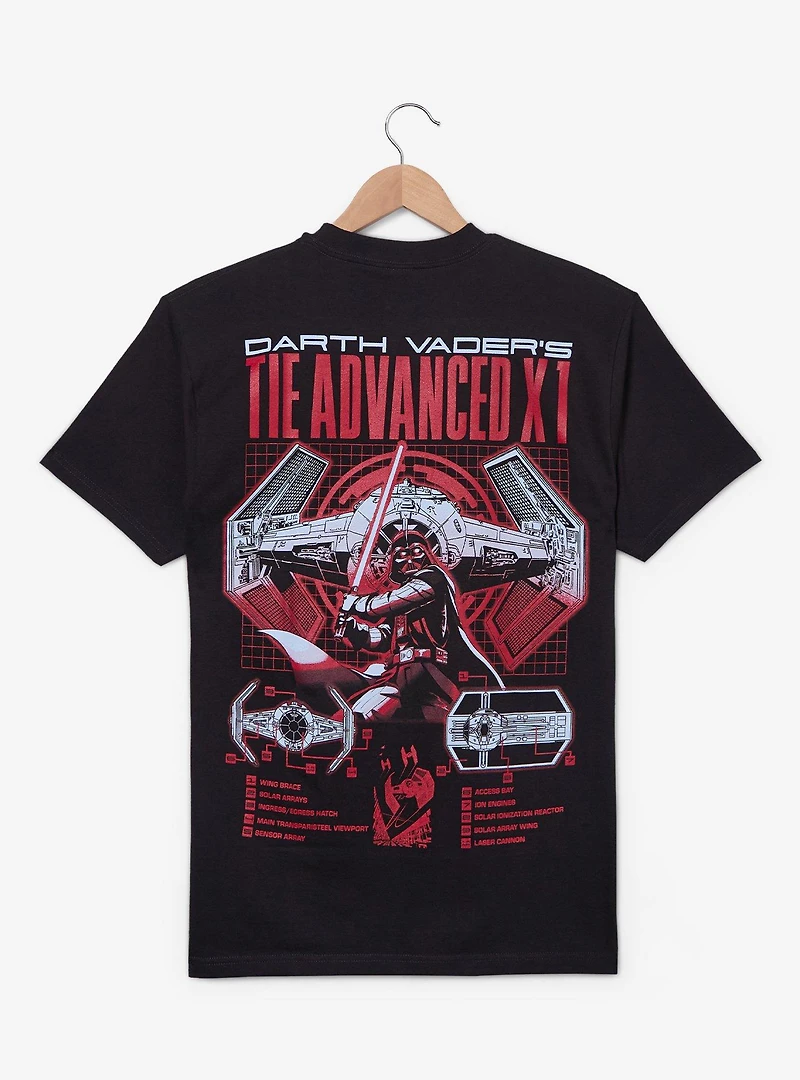 Star Wars TIE Advanced X1 Graphic T-Shirt — BoxLunch Exclusive
