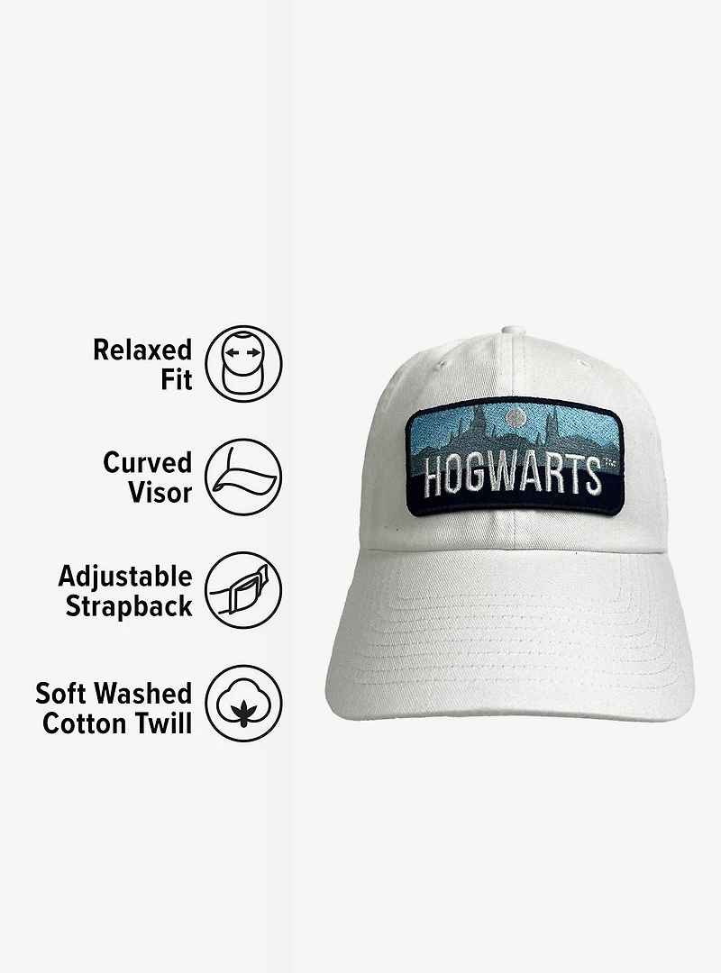 Harry Potter Hogwarts Scenic Patch Vintage Ball Cap