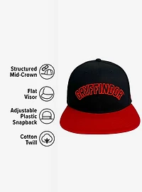 Harry Potter Gryffindor Arch Flat Brim Ball Cap