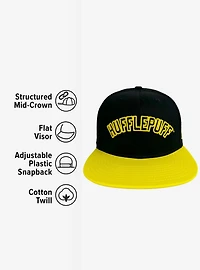 Harry Potter Hufflepuff Arch Flat Brim Ball Cap