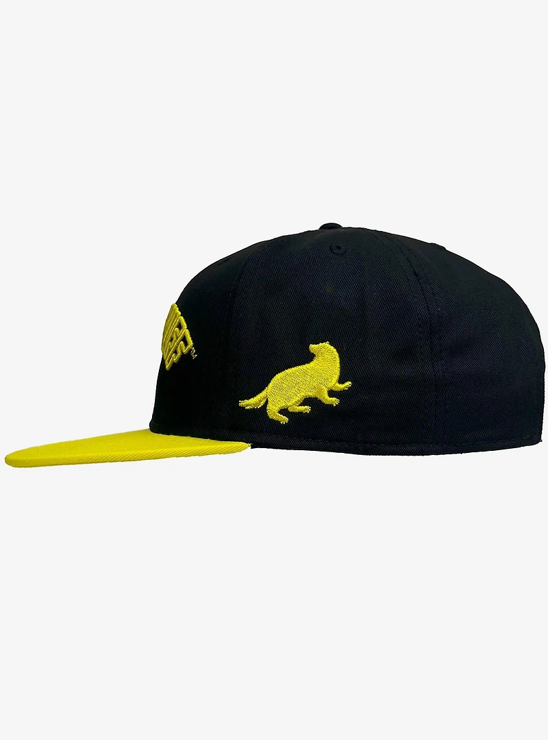 Harry Potter Hufflepuff Arch Flat Brim Ball Cap