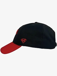 DC Comics Superman Tail 6 Panel Structured Strech Fit Ball Cap