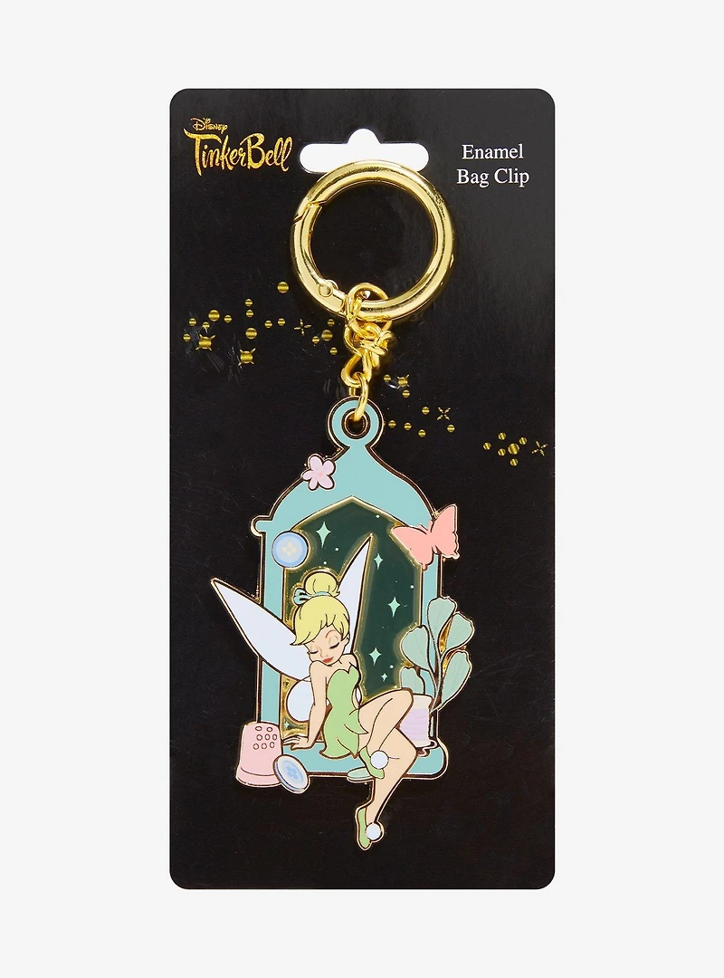 Disney Peter Pan Tinker Bell Vanity Enamel Keychain - BoxLunch Exclusive