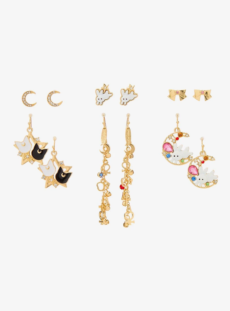 Sailor Moon Luna, Artemis, & Bunny Icons Earring Set - BoxLunch Exclusive