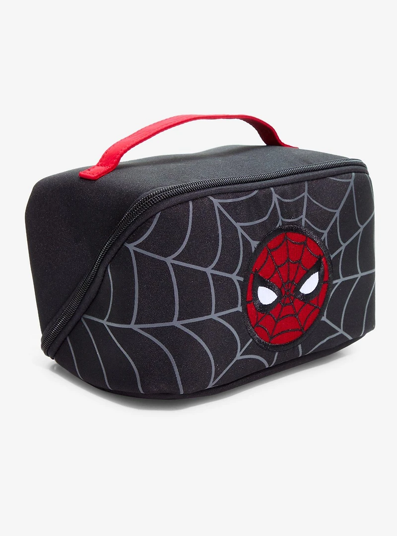 Marvel Spider-Man Mask Lay Flat Cosmetic Bag - BoxLunch Exclusive