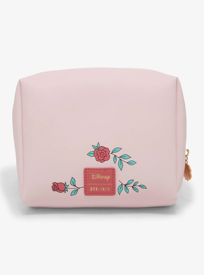 Disney Beauty and The Beast Belle Stained Glass Portrait Cosmetic Case - BoxLunch Exclusive