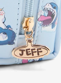 Marvel Rivals Jeff the Shark Allover Print Cosmetic Bag - BoxLunch Exclusive
