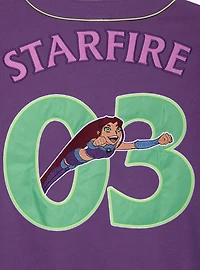Teen Titans Starfire Women's Cropped Baseball Jersey — BoxLunch Exclusive