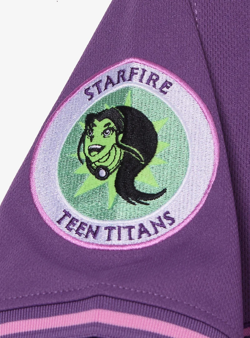 Teen Titans Starfire Women's Cropped Baseball Jersey — BoxLunch Exclusive