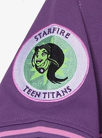Teen Titans Starfire Women's Cropped Baseball Jersey — BoxLunch Exclusive