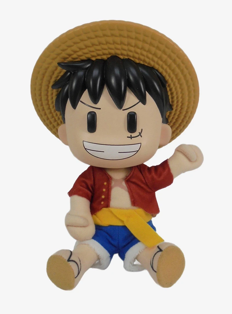 FigureKey One Piece Monkey D. Luffy (Return to Sabaody Arc) Plush Figure 8" H