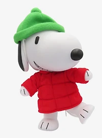 FigureKey Peanuts Snoopy (Puffy Jacket) Plush Figure 8" H
